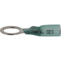 Value Collection - Circular Ring Terminal: 16 to 14 AWG, Crimp Connection, Partially Insulated | MSC Industrial Supply Co.