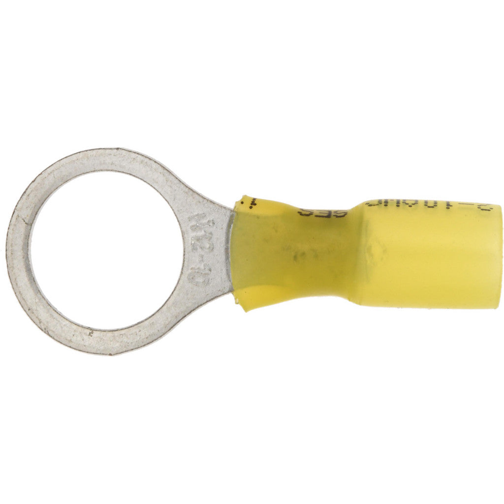 Value Collection - Circular Ring Terminal: 12 to 10 AWG, Crimp Connection, Partially Insulated | MSC Industrial Supply Co.