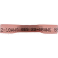 Value Collection - Butt Splice Terminal: Crimp-On, Red, 22/18 AWG, Fully Insulated, Heat Shrink & Polyolefin | MSC Industrial Supply Co.