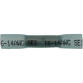 Value Collection - Butt Splice Terminal: Crimp-On, Blue, 16/14 AWG, Fully Insulated, Heat Shrink & Polyolefin | MSC Industrial Supply Co.