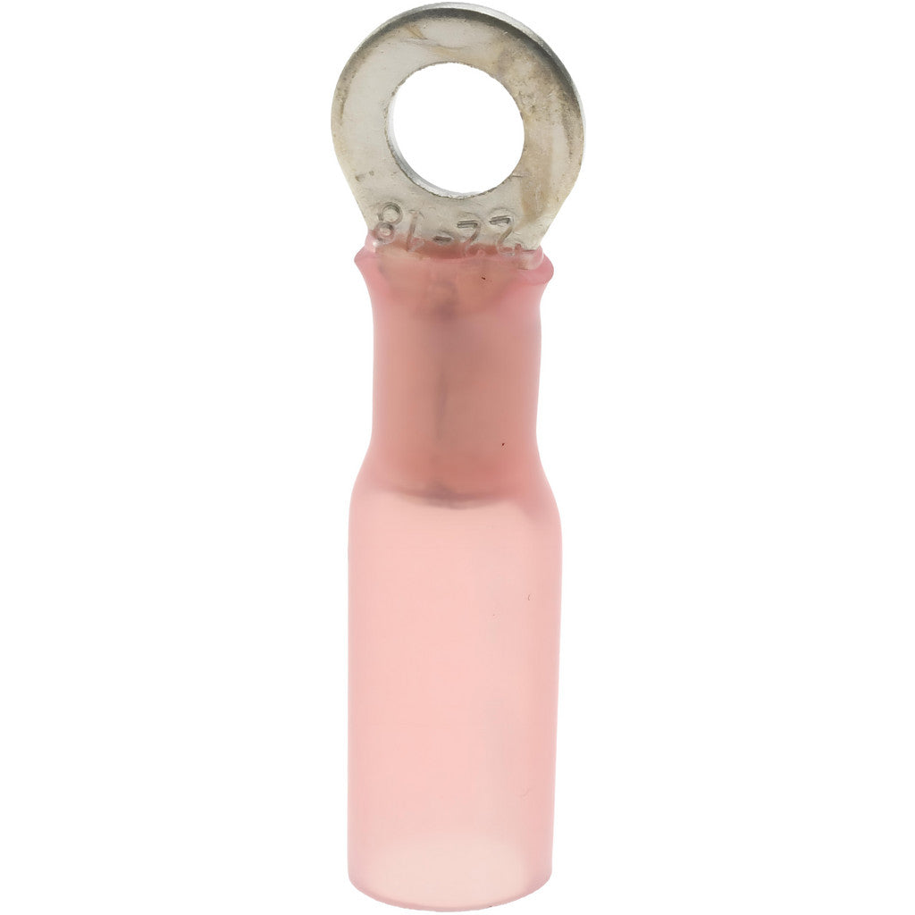 Value Collection - Circular Ring Terminal: 22 to 18 AWG, Crimp Connection, Partially Insulated | MSC Industrial Supply Co.
