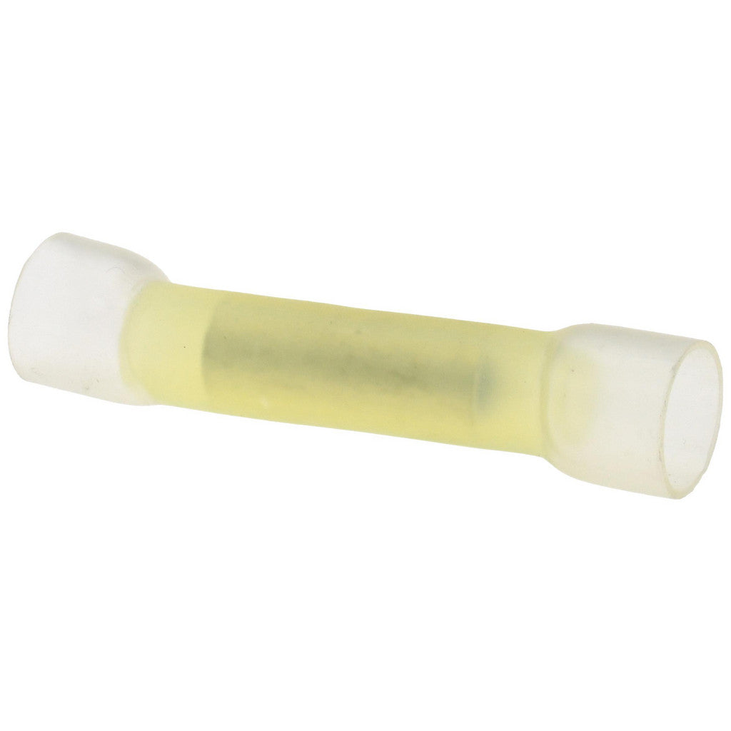 Value Collection - Butt Splice Terminal: Crimp-On, Yellow, 12/10 AWG, Fully Insulated, Heat Shrink & Polyolefin | MSC Industrial Supply Co.