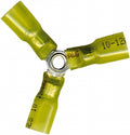 Value Collection - Butt Splice Terminal: Crimp-On, Yellow, 12/10 AWG, Fully Insulated, Heat Shrink & Polyolefin | MSC Industrial Supply Co.
