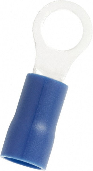 Value Collection - Circular Ring Terminal: 6 AWG, Crimp Connection, Partially Insulated | MSC Industrial Supply Co.