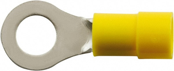 Value Collection - Circular Ring Terminal: 12 to 10 AWG, Crimp Connection, Partially Insulated | MSC Industrial Supply Co.