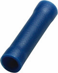 Value Collection - Butt Splice Terminal: Crimp-On, Blue, 16/14 AWG, Fully Insulated, Vinyl | MSC Industrial Supply Co.
