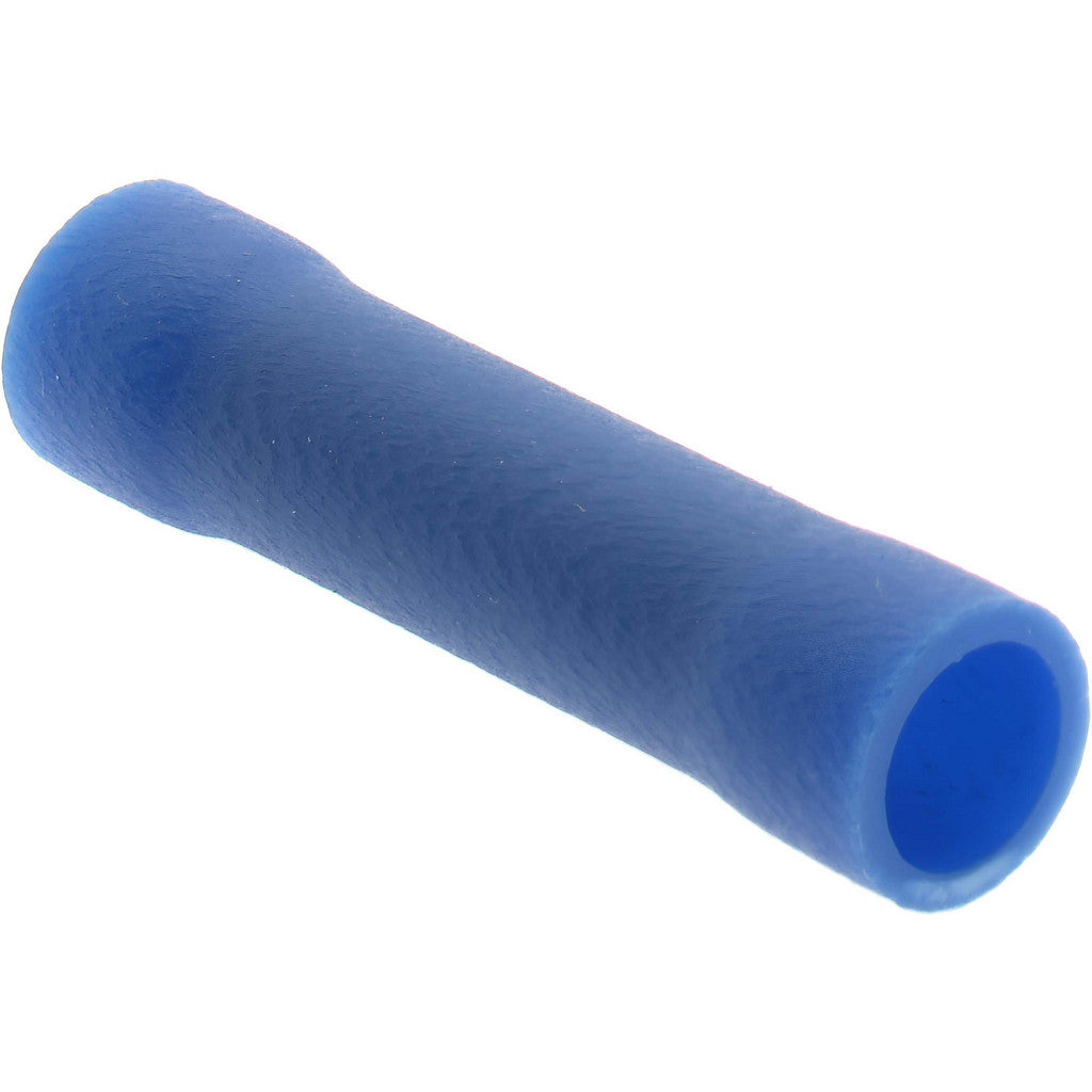 Value Collection - Butt Splice Terminal: Crimp-On, Blue, 16/14 AWG, Fully Insulated, Vinyl | MSC Industrial Supply Co.