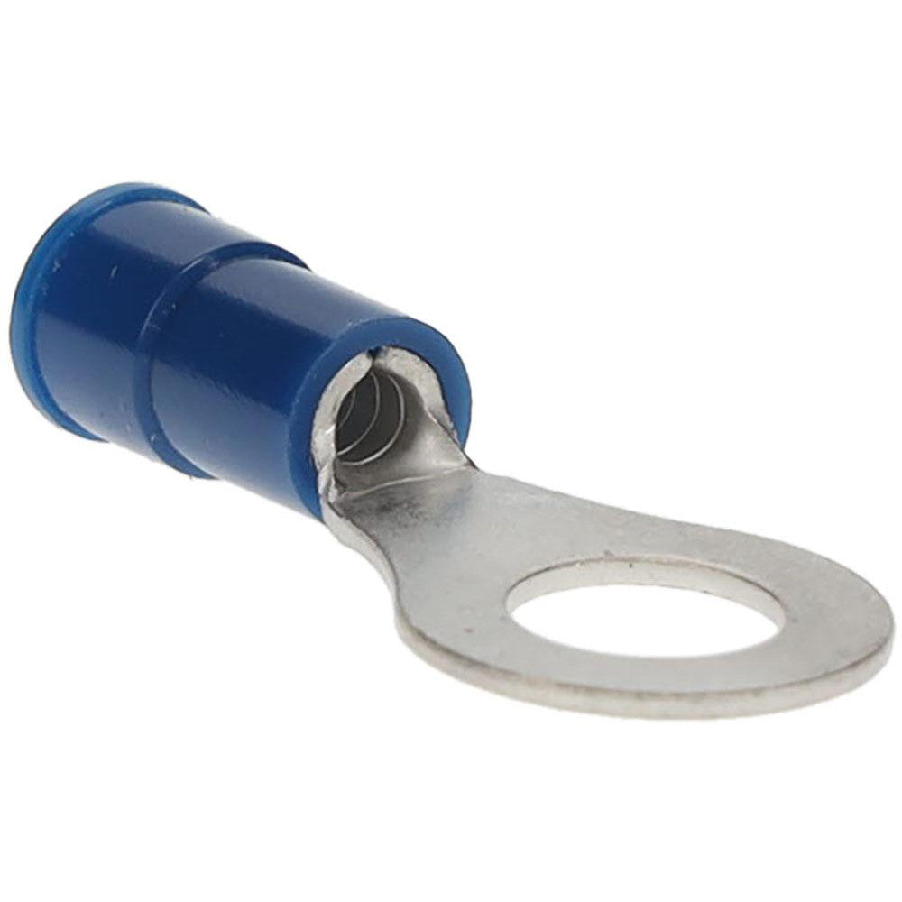 Value Collection - Circular Ring Terminal: 16 to 14 AWG, Crimp Connection, Partially Insulated | MSC Industrial Supply Co.