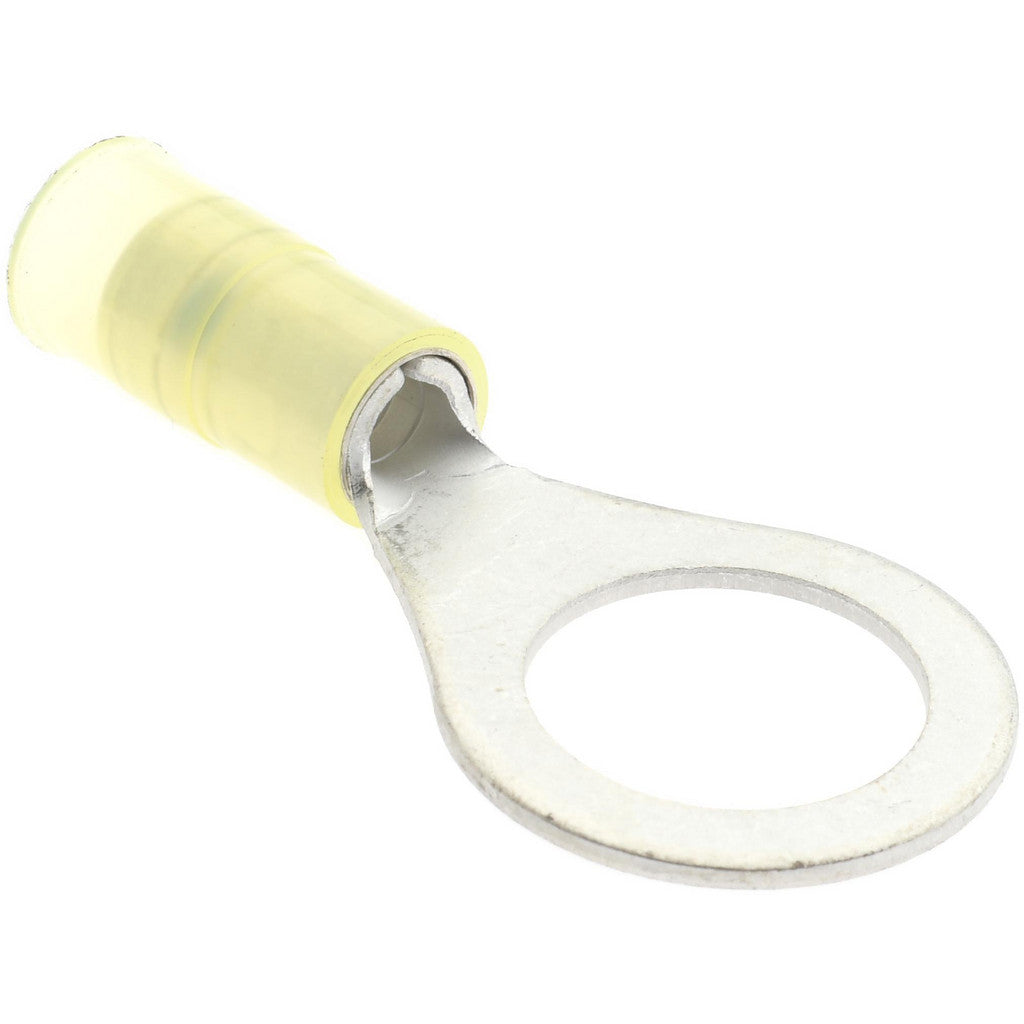 Value Collection - Circular Ring Terminal: 12 to 10 AWG, Crimp Connection, Partially Insulated | MSC Industrial Supply Co.
