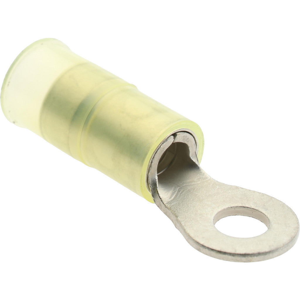 Value Collection - Circular Ring Terminal: 12 to 10 AWG, Crimp Connection, Partially Insulated | MSC Industrial Supply Co.