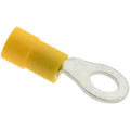 Value Collection - Circular Ring Terminal: 12 to 10 AWG, Crimp Connection, Partially Insulated | MSC Industrial Supply Co.