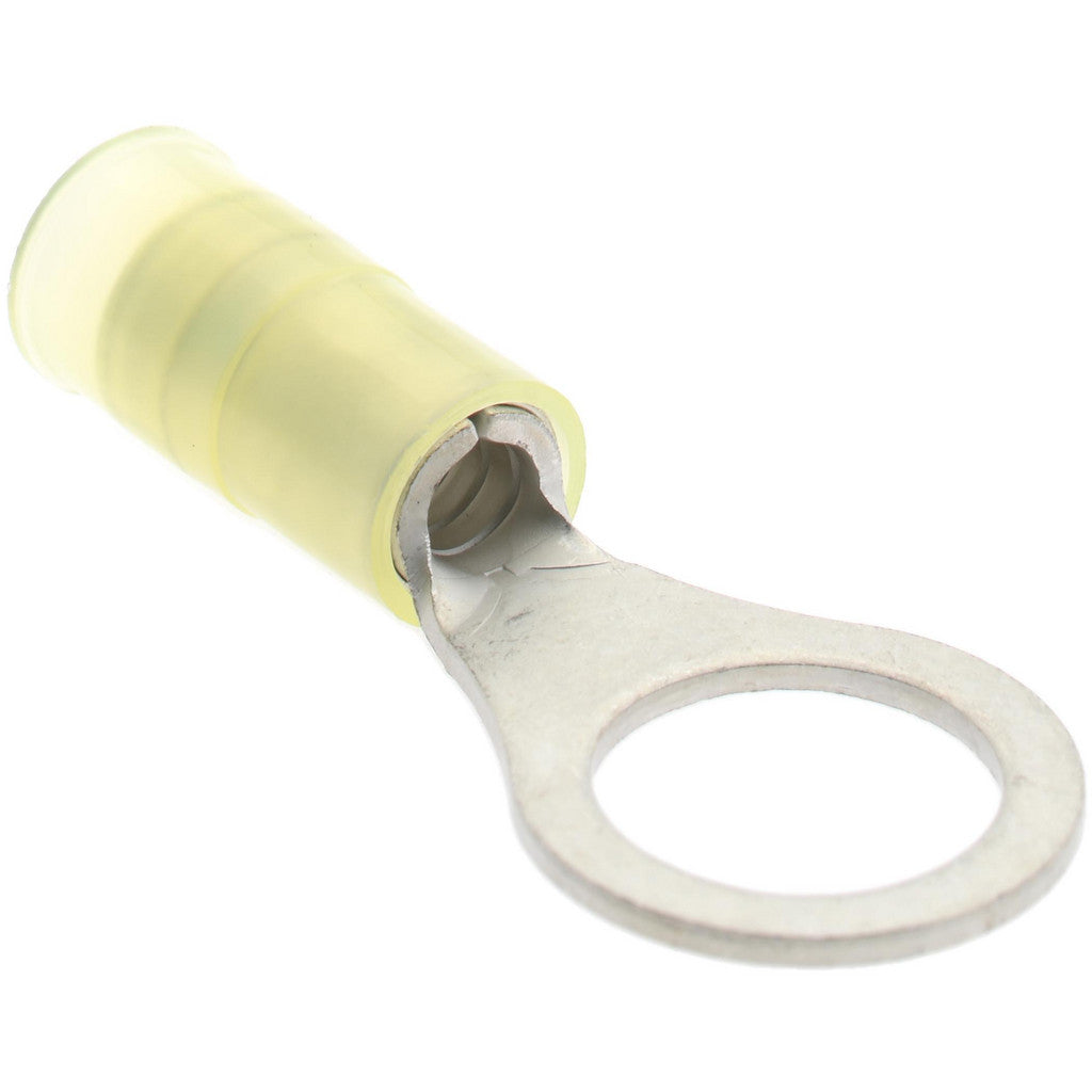 Value Collection - Circular Ring Terminal: 12 to 10 AWG, Crimp Connection, Partially Insulated | MSC Industrial Supply Co.