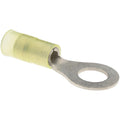 Value Collection - Circular Ring Terminal: 12 to 10 AWG, Crimp Connection, Partially Insulated | MSC Industrial Supply Co.