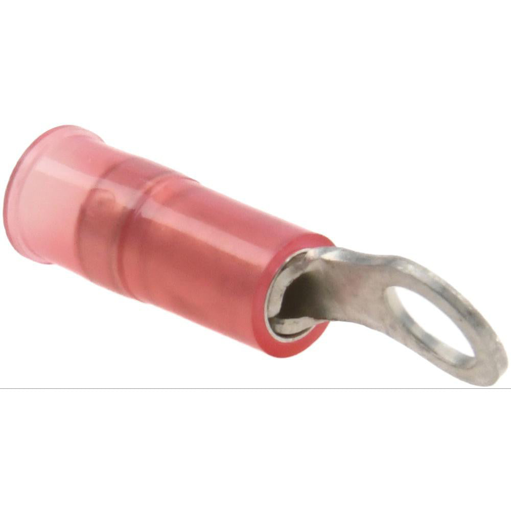 Value Collection - Circular Ring Terminal: 22 to 16 AWG, Crimp Connection, Partially Insulated | MSC Industrial Supply Co.