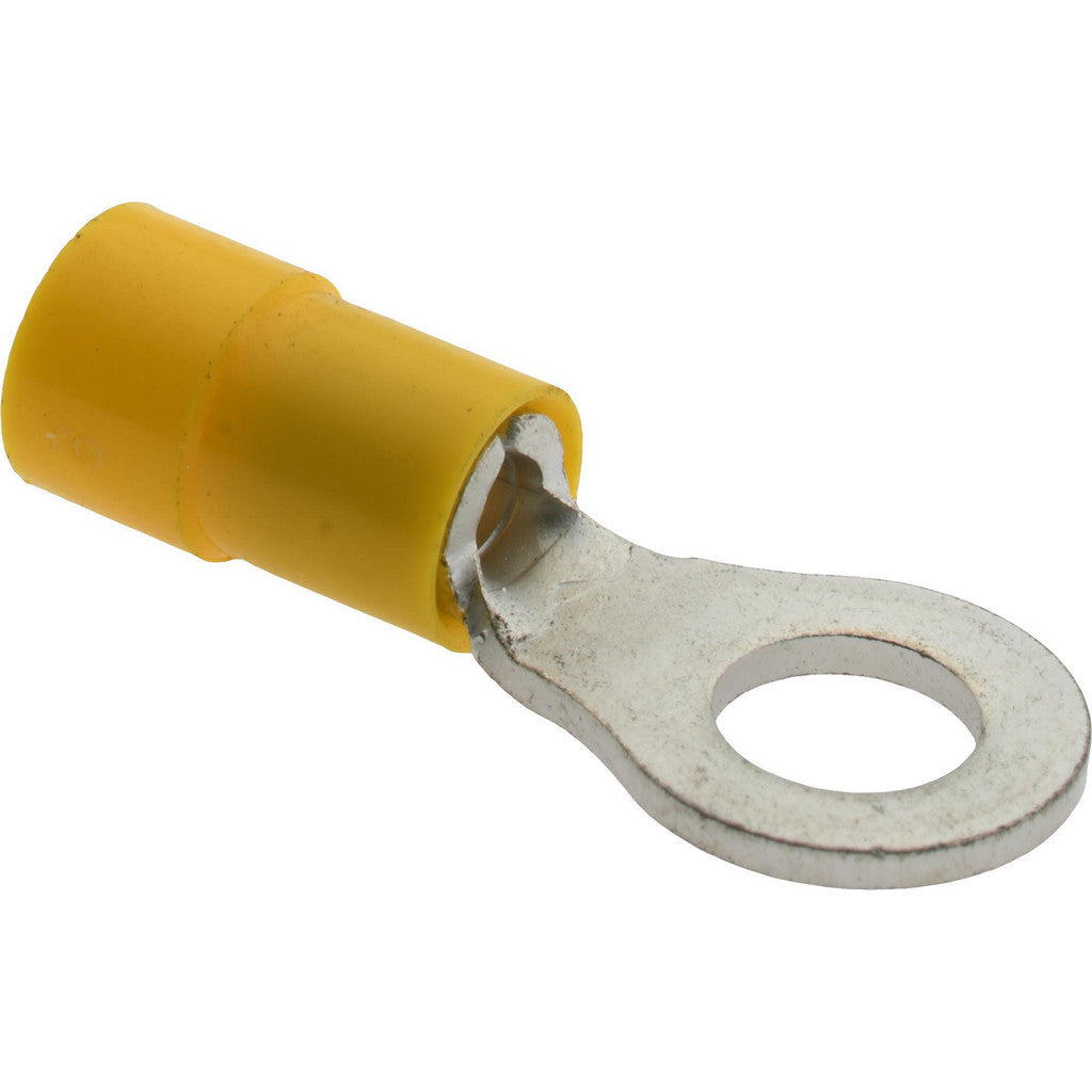 Value Collection - Circular Ring Terminal: 16 to 14 AWG, Crimp Connection, Partially Insulated | MSC Industrial Supply Co.