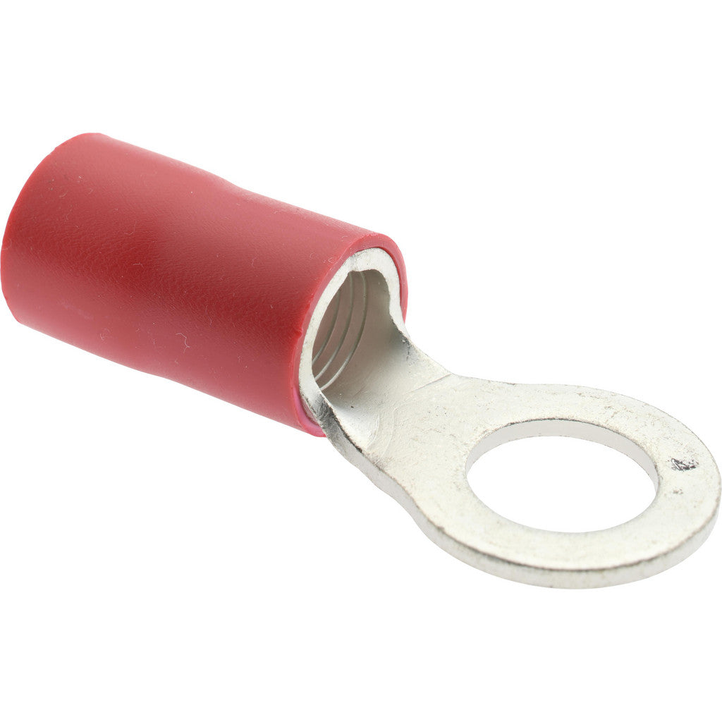 Value Collection - Circular Ring Terminal: 2 AWG, Crimp Connection, Partially Insulated | MSC Industrial Supply Co.