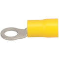 Value Collection - Circular Ring Terminal: 4 AWG, Crimp Connection, Partially Insulated | MSC Industrial Supply Co.
