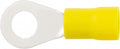Value Collection - Circular Ring Terminal: 4 AWG, Crimp Connection, Partially Insulated | MSC Industrial Supply Co.