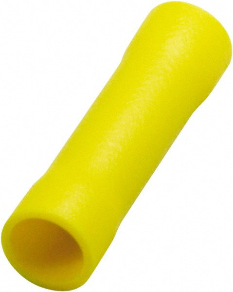 Value Collection - Butt Splice Terminal: Crimp-On, Yellow, 4 AWG, Fully Insulated, Vinyl | MSC Industrial Supply Co.