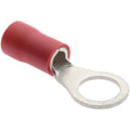 Value Collection - Circular Ring Terminal: 8 AWG, Crimp Connection, Partially Insulated | MSC Industrial Supply Co.