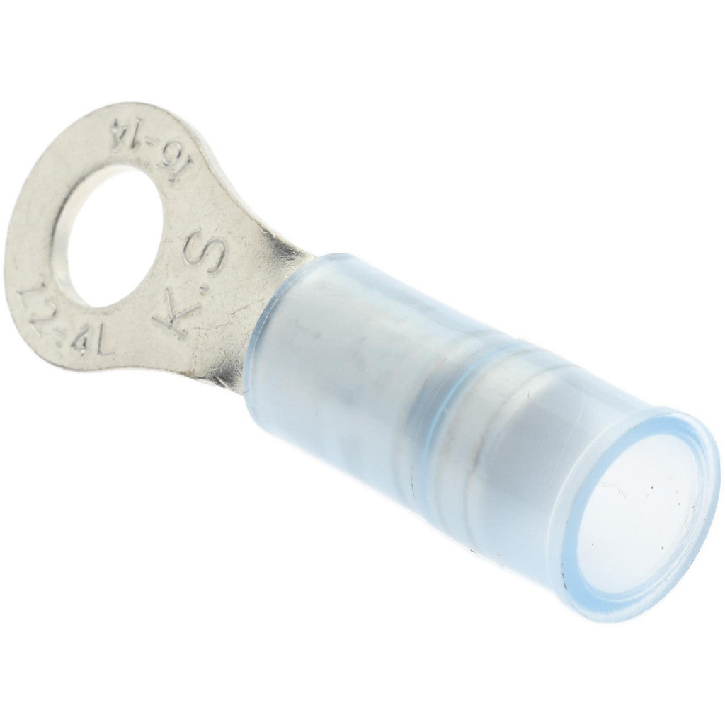 Value Collection - Circular Ring Terminal: 16 to 14 AWG, Crimp Connection, Partially Insulated | MSC Industrial Supply Co.