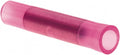 Value Collection - Butt Splice Terminal: Crimp-On, Red, 22/18 AWG, Fully Insulated, Nylon | MSC Industrial Supply Co.