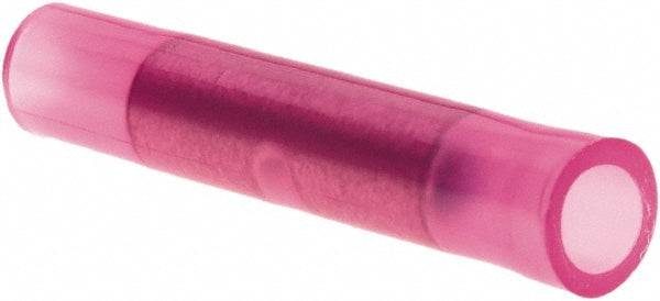 Value Collection - Butt Splice Terminal: Crimp-On, Red, 22/18 AWG, Fully Insulated, Nylon | MSC Industrial Supply Co.