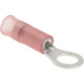 Value Collection - Circular Ring Terminal: 22 to 16 AWG, Crimp Connection, Partially Insulated | MSC Industrial Supply Co.