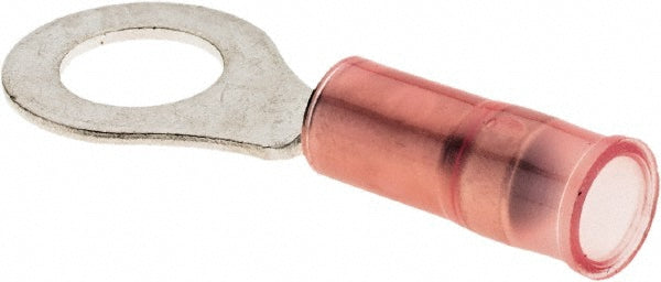 Value Collection - Circular Ring Terminal: 22 to 16 AWG, Crimp Connection, Partially Insulated | MSC Industrial Supply Co.