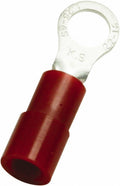 Value Collection - Circular Ring Terminal: 22 to 16 AWG, Crimp Connection, Partially Insulated | MSC Industrial Supply Co.
