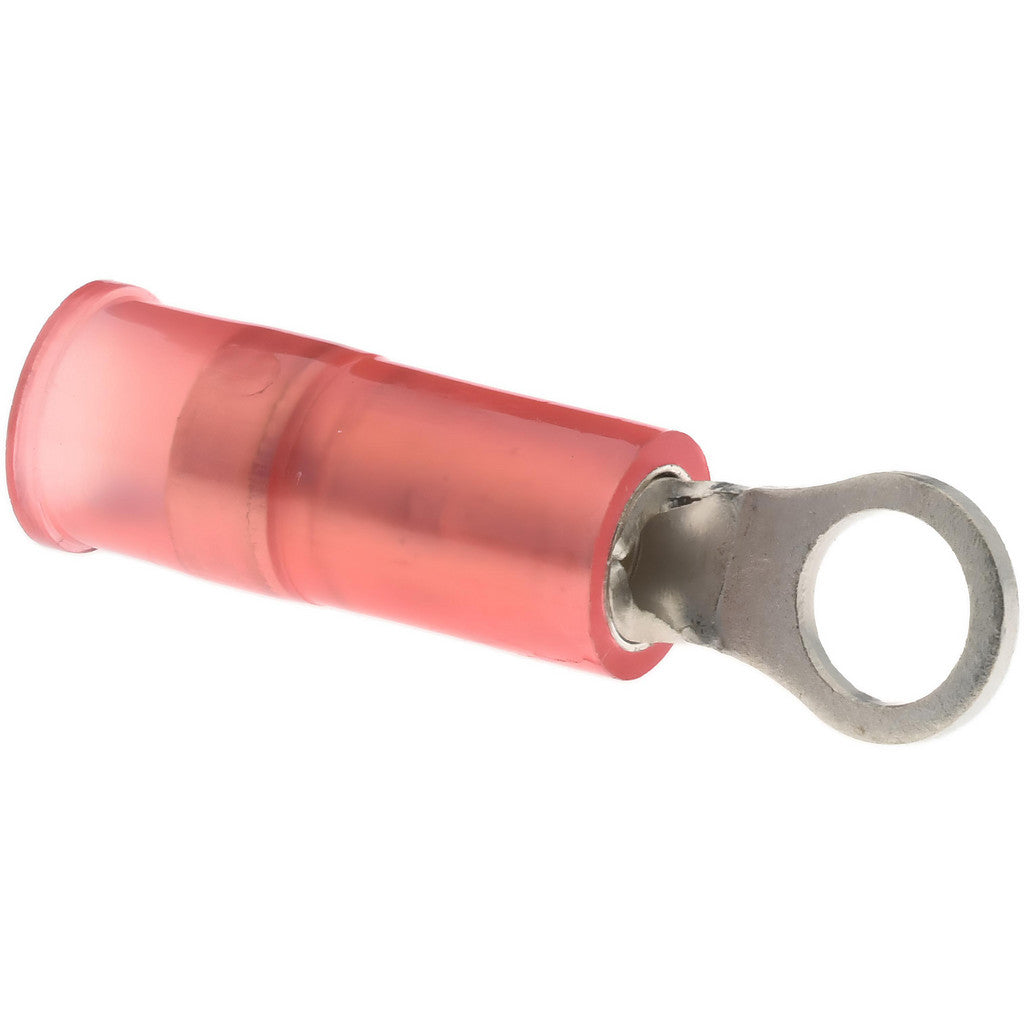 Value Collection - Circular Ring Terminal: 22 to 16 AWG, Crimp Connection, Partially Insulated | MSC Industrial Supply Co.