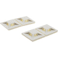 Panduit - White, ABS, Four Way Cable Tie Mounting Base | MSC Industrial Supply Co.