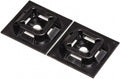 Panduit - Black, Nylon, Four Way Cable Tie Mounting Base | MSC Industrial Supply Co.