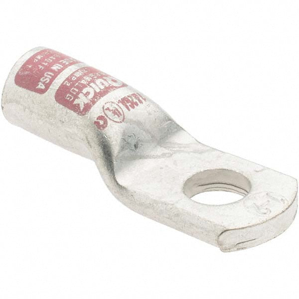 Value Collection - D-Shaped Ring Terminal: 2 to 1 AWG, Crimp Connection, Non-Insulated | MSC Industrial Supply Co.