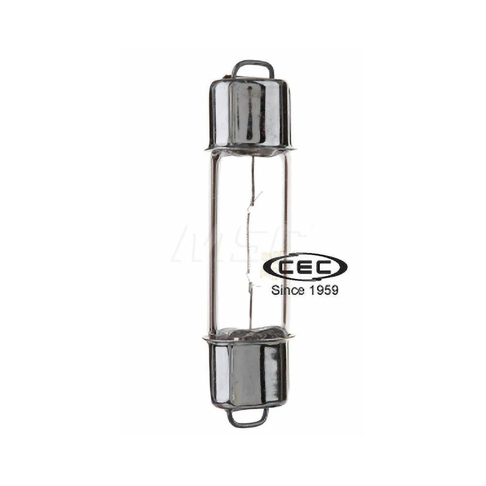 Value Collection - Automotive Miniature Lamps: Bulb Type: Double End Cap; Bulb Shape: T3; Bulb Material: Glass; Bulb Base Type: Miniature Cap | MSC Industrial Supply Co.