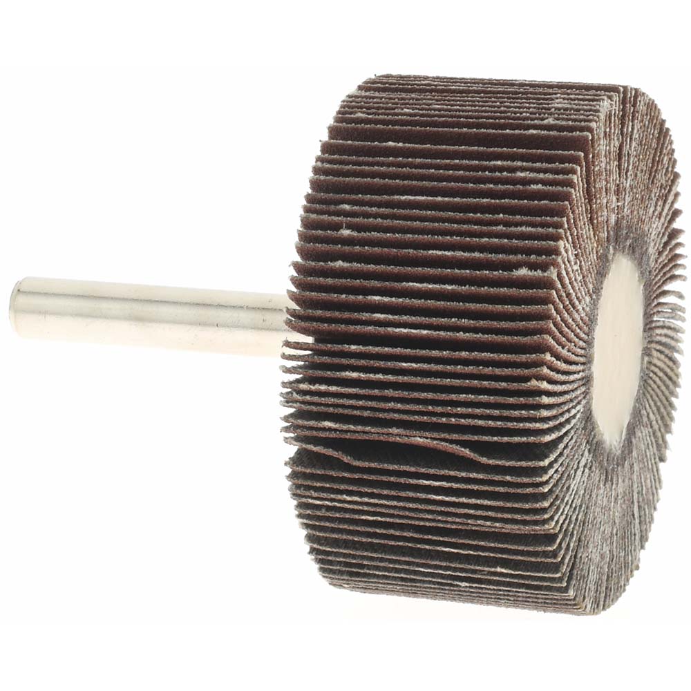 Value Collection - Mounted Flap Wheel: 2" Dia, 1" Face Width, 180 Grit, Aluminum Oxide | MSC Industrial Supply Co.
