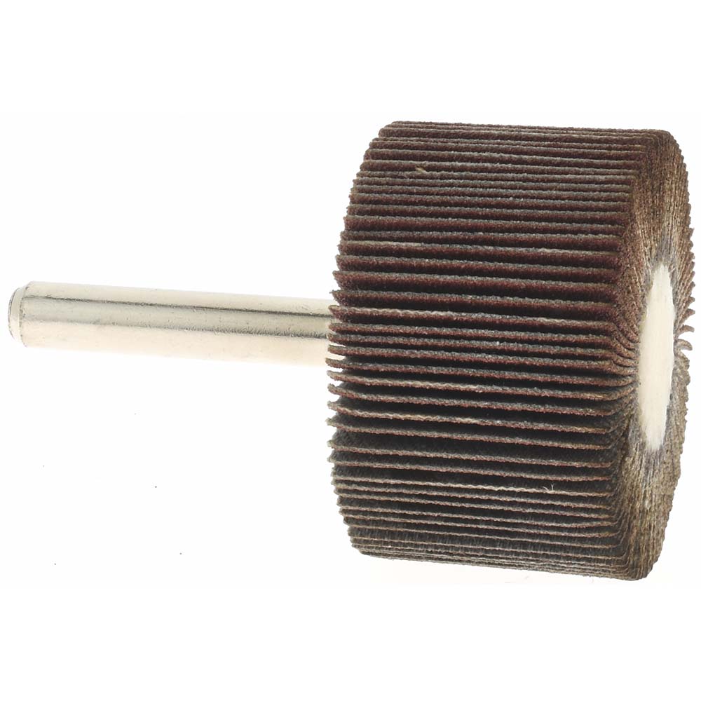 Value Collection - Mounted Flap Wheel: 1-1/2" Dia, 1" Face Width, 120 Grit, Aluminum Oxide | MSC Industrial Supply Co.