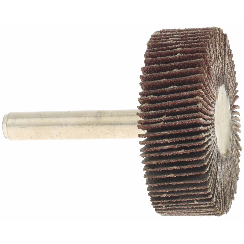 Value Collection - Mounted Flap Wheel: 1-1/2" Dia, 1/2" Face Width, 80 Grit, Aluminum Oxide | MSC Industrial Supply Co.