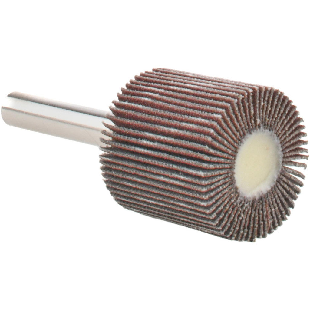 Value Collection - Mounted Flap Wheel: 1" Dia, 1" Face Width, 180 Grit, Aluminum Oxide | MSC Industrial Supply Co.
