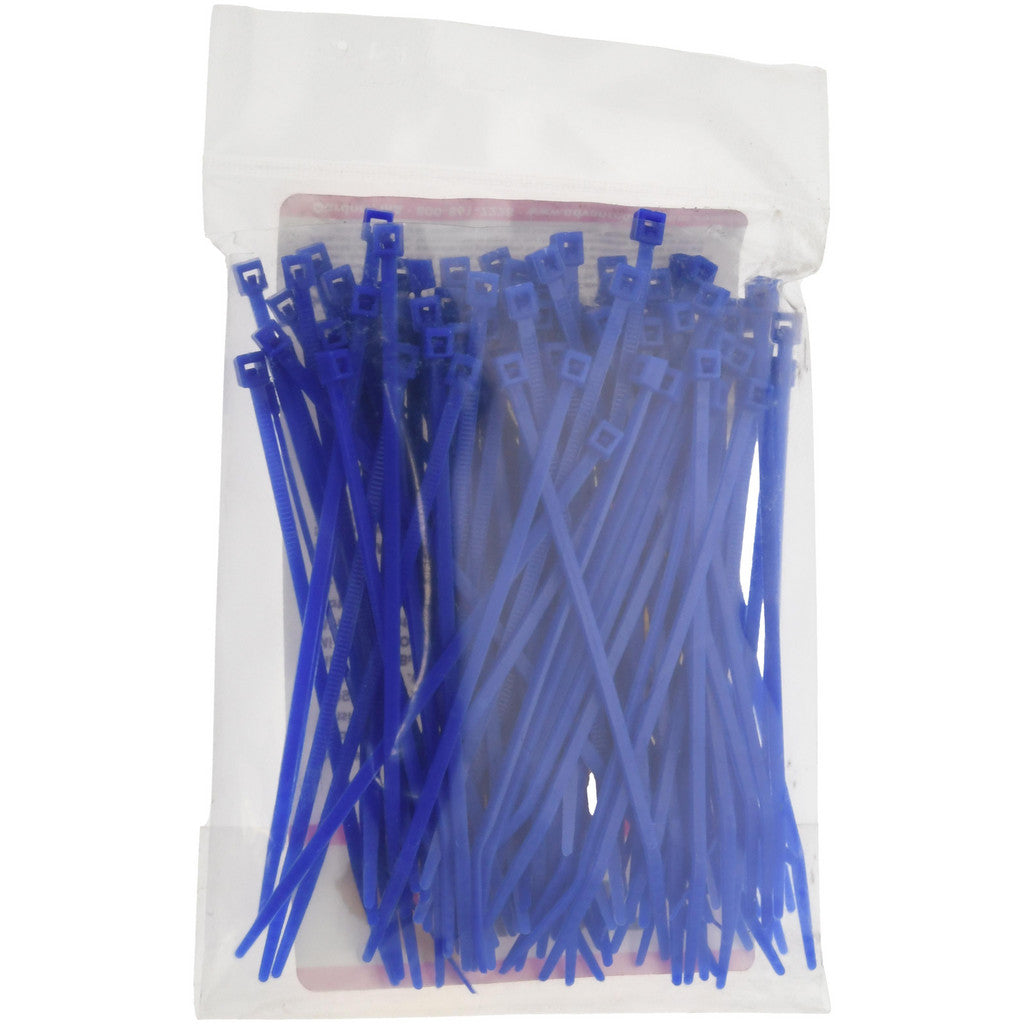 PRO-SOURCE - Cable Tie: 4" Long, Blue, Nylon, Standard | MSC Industrial Supply Co.