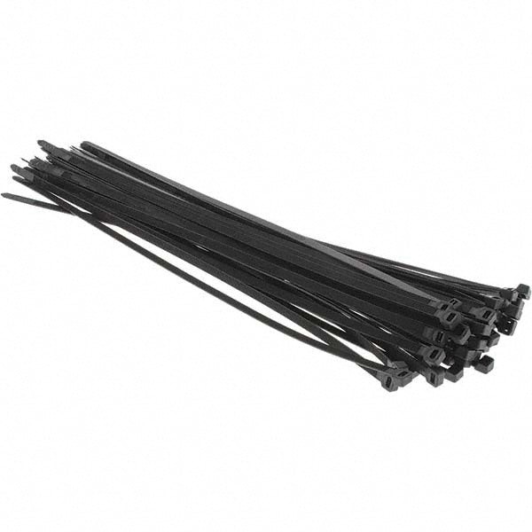 Thomas & Betts - Cable Tie: 18" Long, Black, Nylon | MSC Industrial Supply Co.