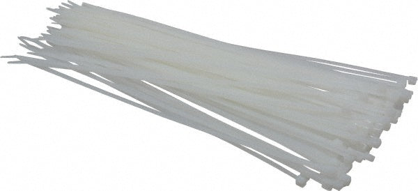 Thomas & Betts - Cable Tie: 11.5" Long, Natural, Nylon, Standard | MSC Industrial Supply Co.