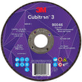 3M - Depressed-Center Wheel: Type 27, 5" Dia, 0.0900" Thick, 7/8" Hole, Precision Shaped Ceramic | MSC Industrial Supply Co.