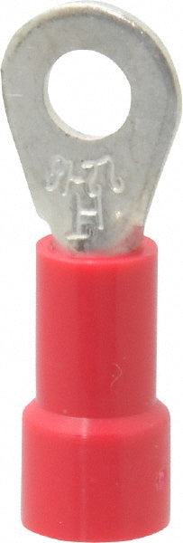 Value Collection - Circular Ring Terminal: 22 to 18 AWG, Crimp Connection, Fully Insulated | MSC Industrial Supply Co.