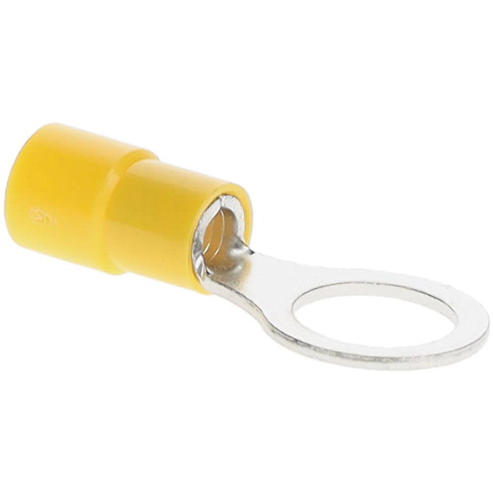 Value Collection - Circular Ring Terminal: 12 to 10 AWG, Crimp Connection, Fully Insulated | MSC Industrial Supply Co.