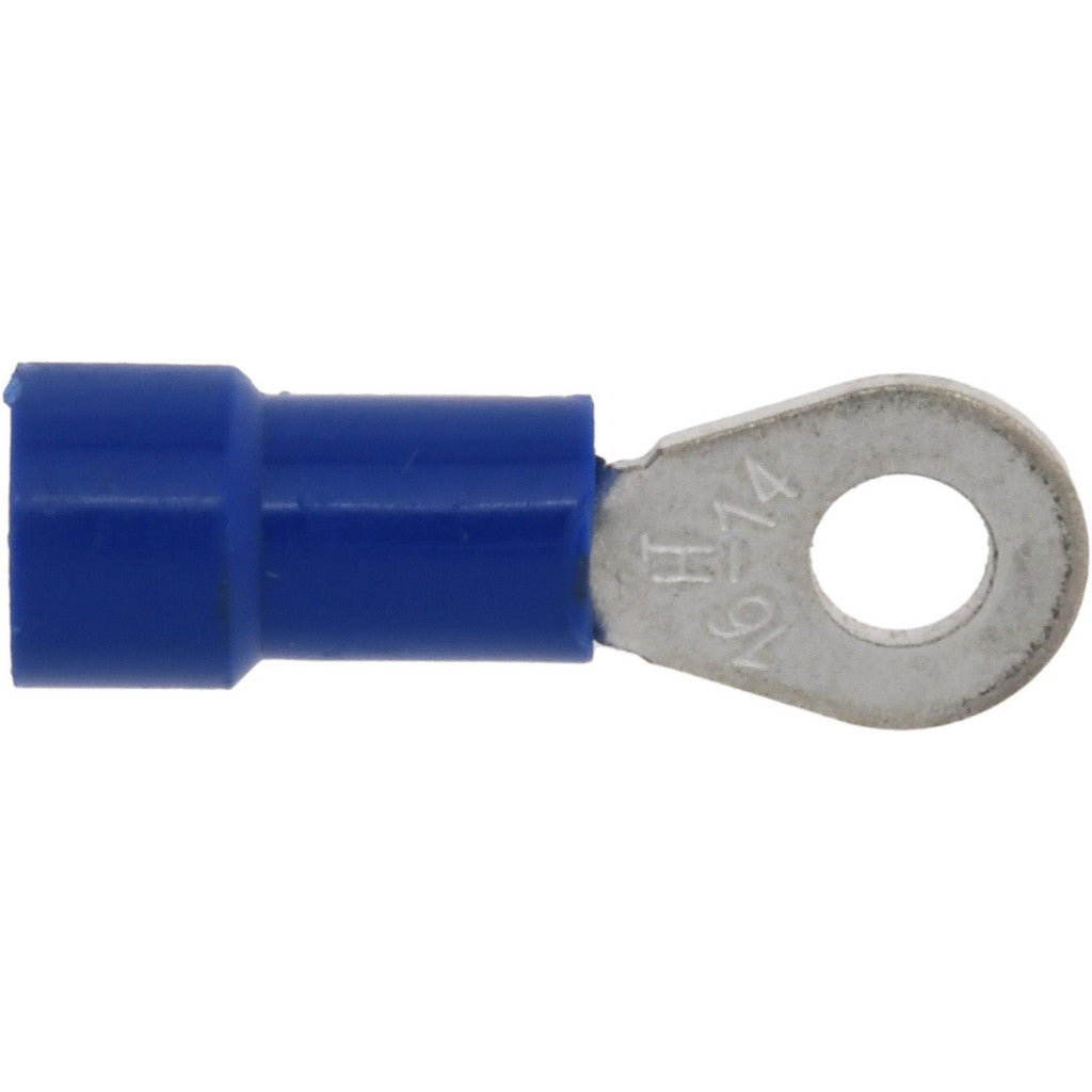 Value Collection - Circular Ring Terminal: 16 to 14 AWG, Crimp Connection, Fully Insulated | MSC Industrial Supply Co.