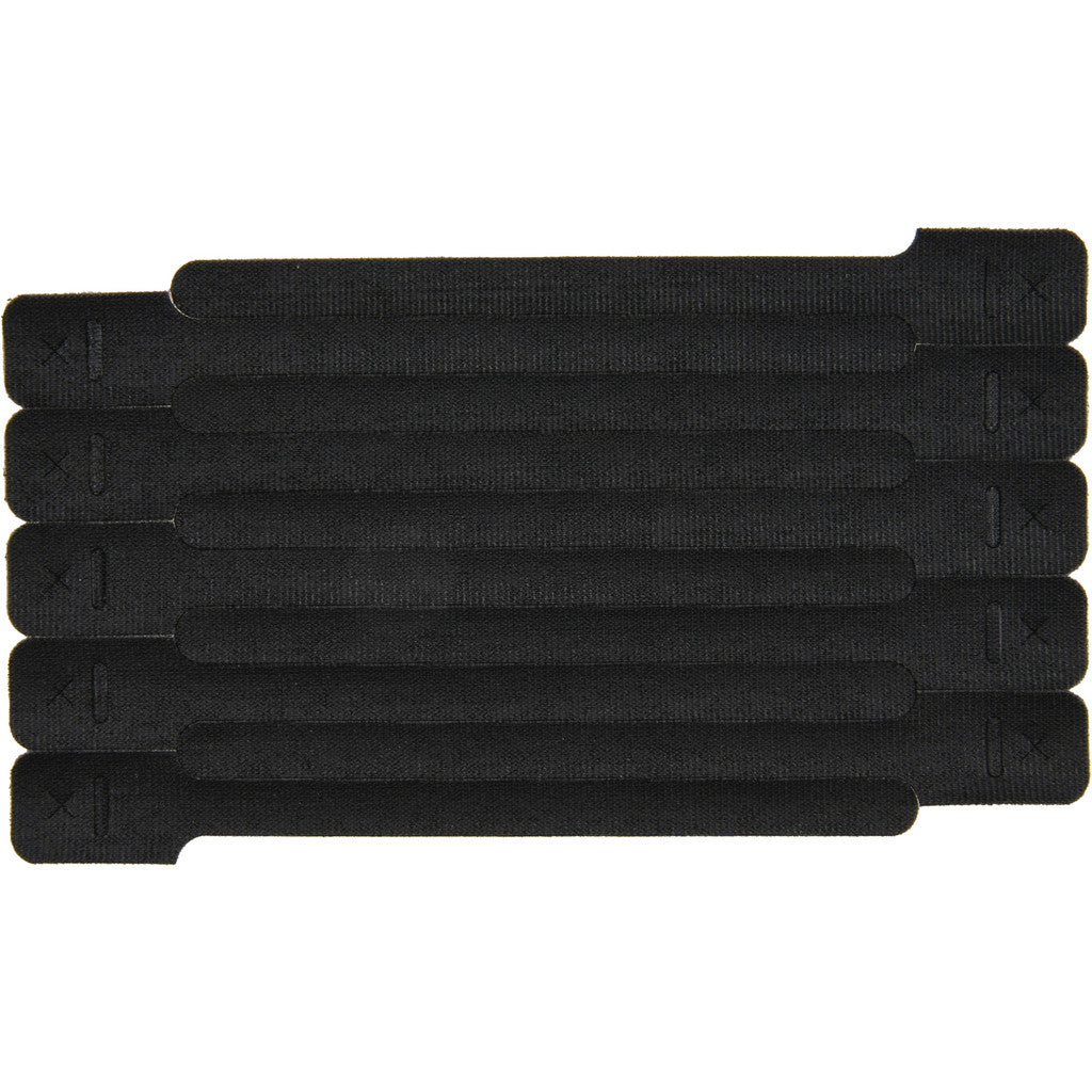 SpeedTech - Cable Tie: 8" Long, Black, Nylon & Polyethylene, Hook & Loop Strap | MSC Industrial Supply Co.