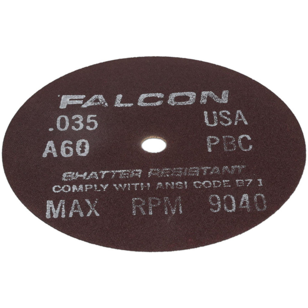 Value Collection - Cut-Off Wheel: Type 1 (01/41), 6 Dia, 0.0350" Thick, 1/2" Hole, Aluminum Oxide | MSC Industrial Supply Co.