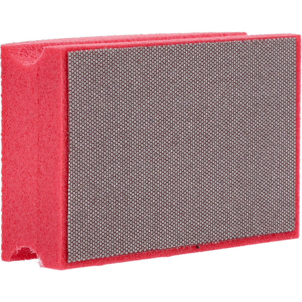 Norton - Hand Sanding Pad: Coated, Diamond, Super Fine Grade, Red | MSC Industrial Supply Co.