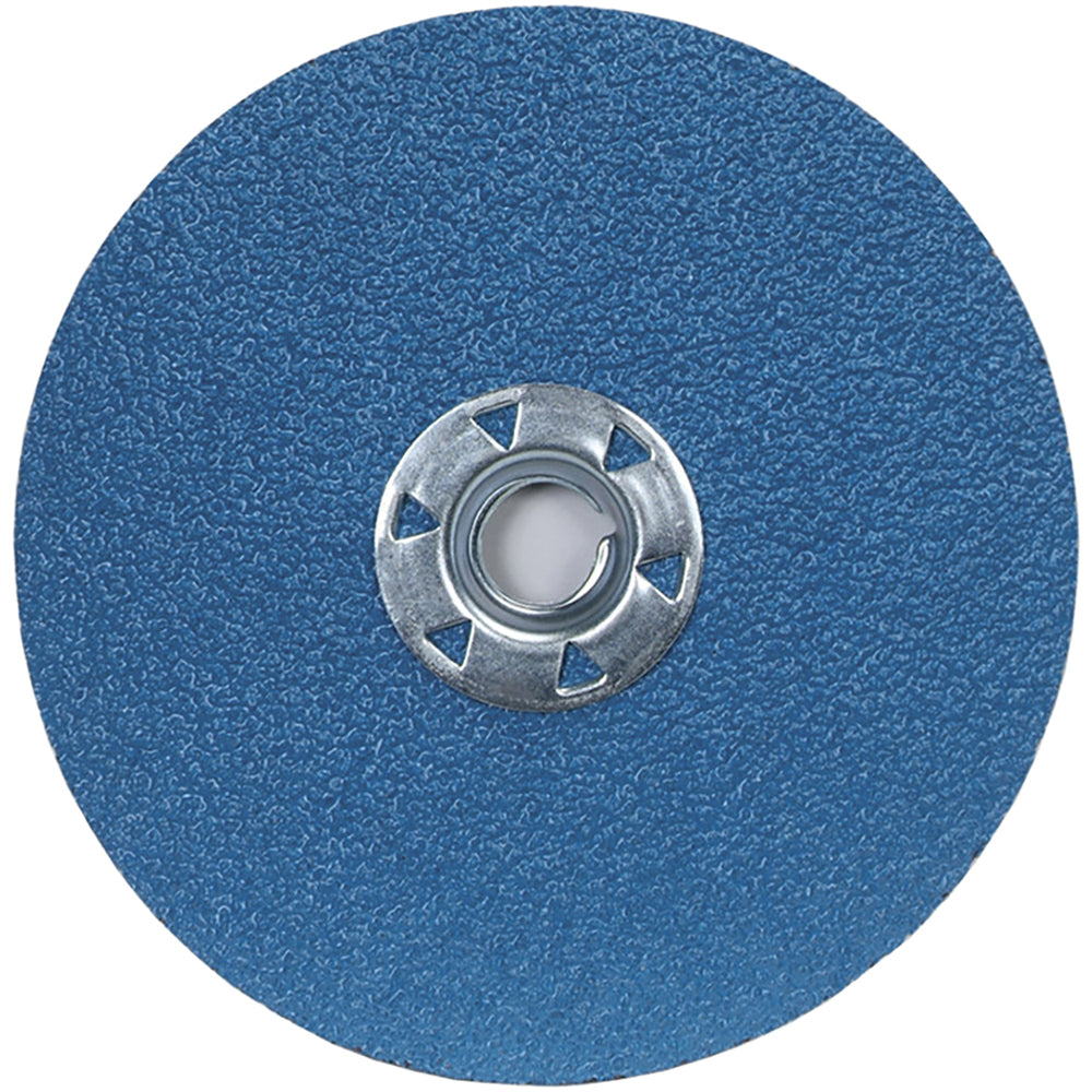 Norton - Quick-Change Disc: 5" Dia, 36 Grit, Zirconia Alumina, Coated | MSC Industrial Supply Co.